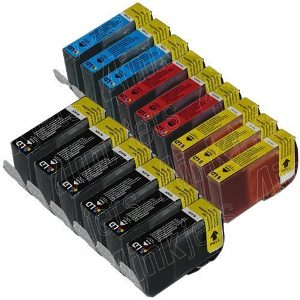 Canon Compatible BCI-3e Series - Set of 15 Ink Cartidges: 6 Black & 3 each of Cyan, Magenta, Yellow